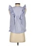 J.Crew 100% Cotton Blue Sleeveless Blouse Size 4 - photo 2