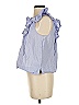 J.Crew 100% Cotton Blue Sleeveless Blouse Size 4 - photo 5