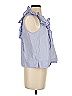 J.Crew 100% Cotton Blue Sleeveless Blouse Size 4 - photo 4