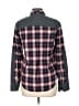 IRO Plaid Gray Long Sleeve Button-Down Shirt Size Lg (3) - photo 2