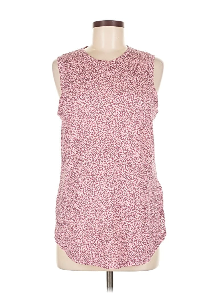 Pre-owned Athleta Sleeveless T-shirt In Pink