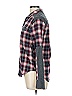 IRO Plaid Gray Long Sleeve Button-Down Shirt Size Lg (3) - photo 5
