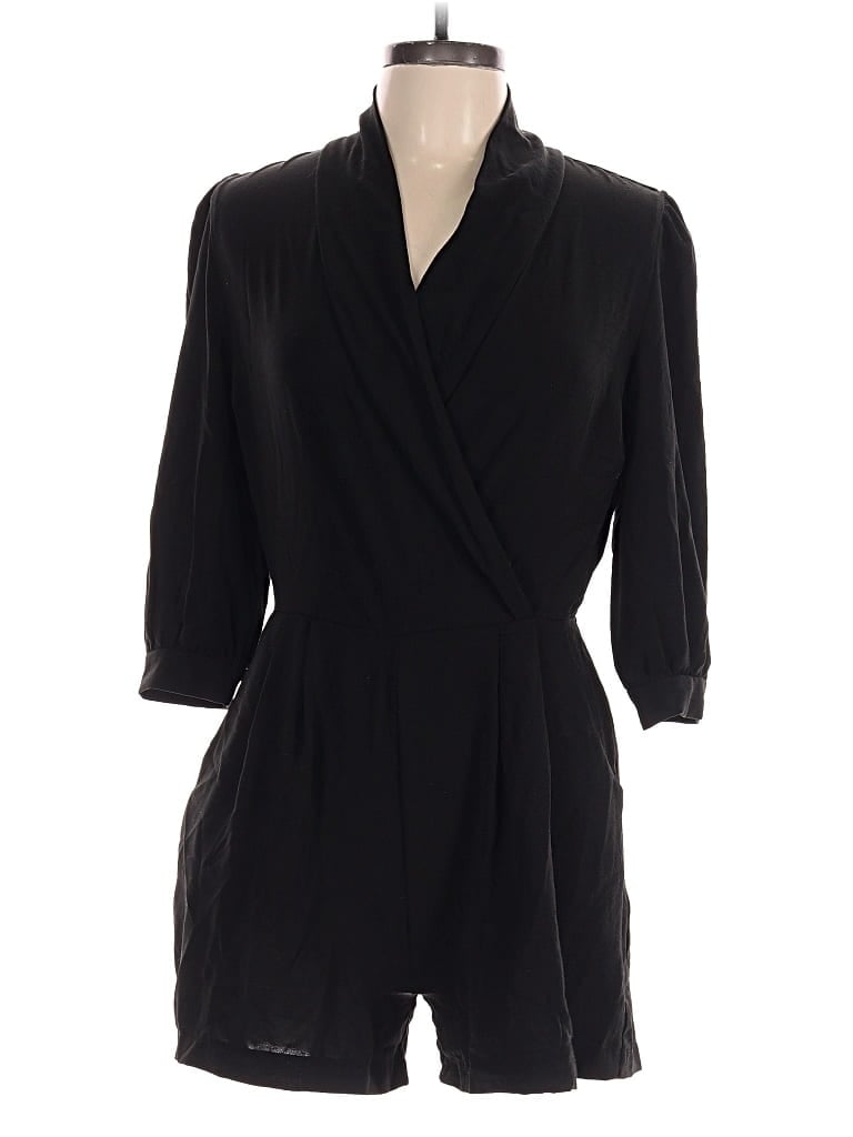 Pre-owned Monteau Romper In Black