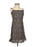 Reset 100% Polyester Print Blue Cocktail Dress Size S - photo 2