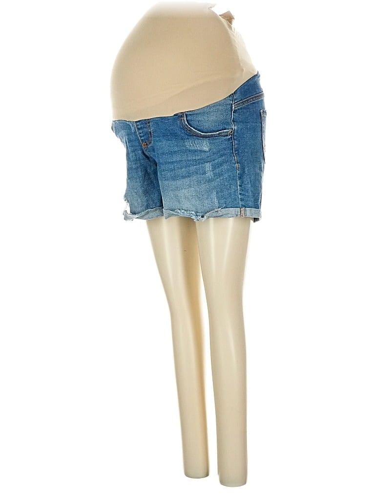 Pre-owned Indigo Blue Denim Shorts In Blue