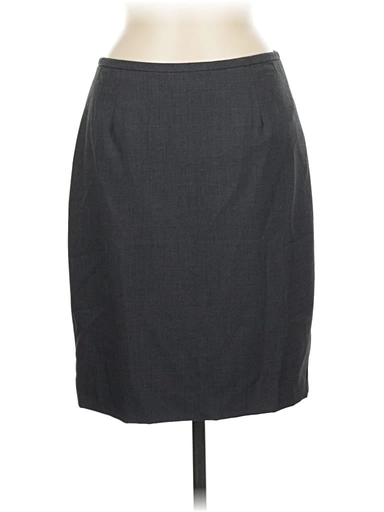 Pre-owned Calvin Klein Formal Skirt In Gray