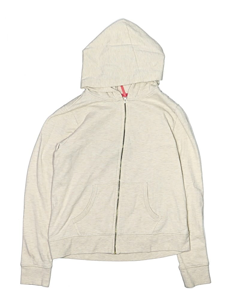 Pre-owned Crewcuts Outlet Kids' Zip Up Hoodie In Brown