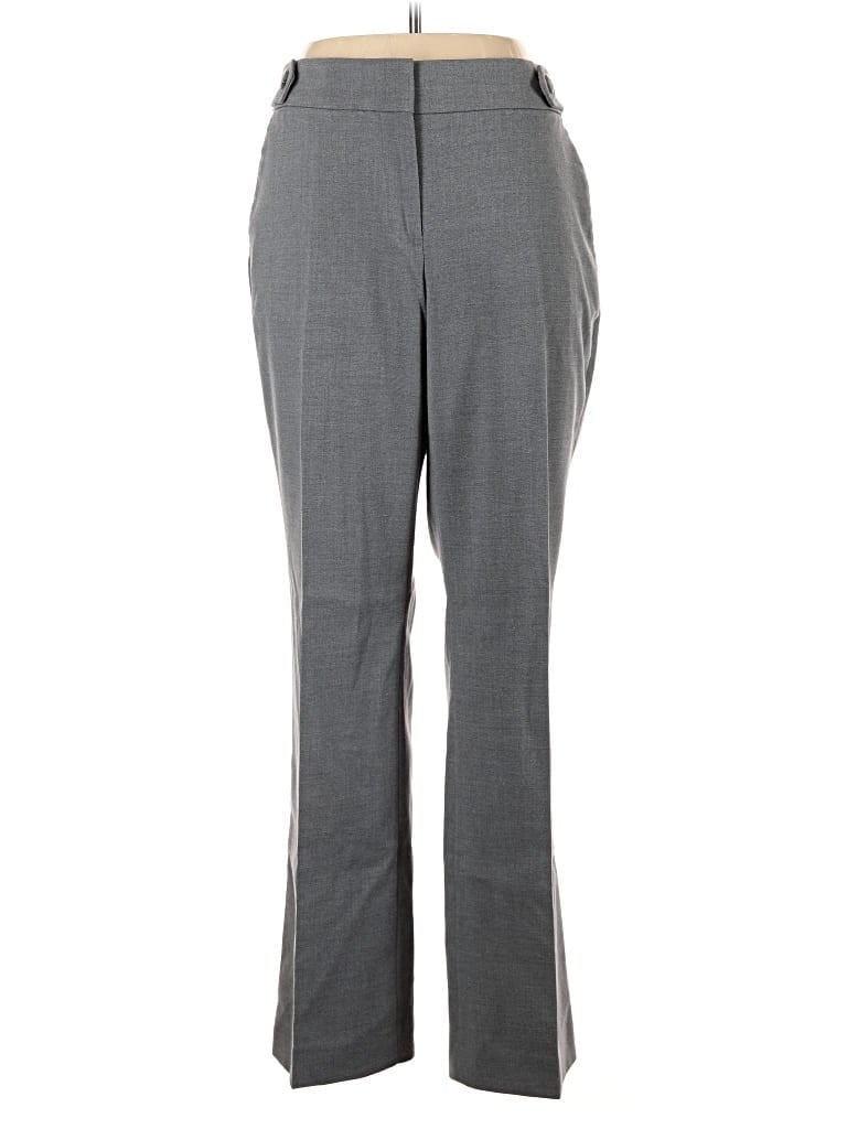 Pre-owned Ann Taylor Loft Dress Pants In Gray