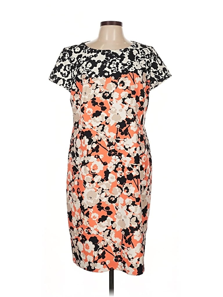 Pre-owned Boss By Hugo Boss Cocktail Dress In Orange