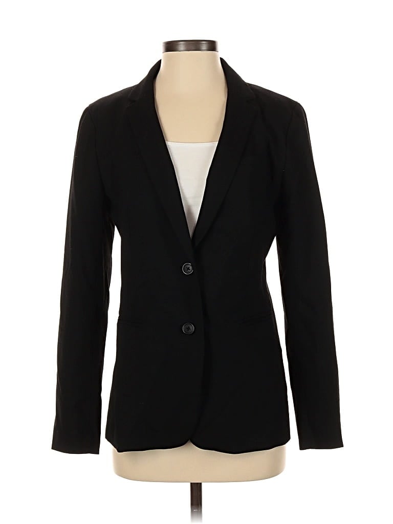 Pre-owned Banana Republic Factory Store Blazer Jacket In Black
