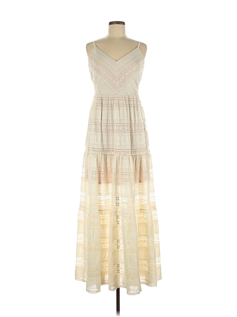 Pre-owned Eliza J Casual Dress In White