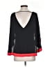 BCBGMAXAZRIA 100% Polyester Black 3/4 Sleeve Blouse Size XS - photo 2