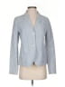 Gap 100% Cotton Stripes Blue Gray Blazer Size 4 - photo 1