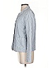 Gap 100% Cotton Stripes Blue Gray Blazer Size 4 - photo 5