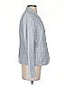 Gap 100% Cotton Stripes Blue Gray Blazer Size 4 - photo 4