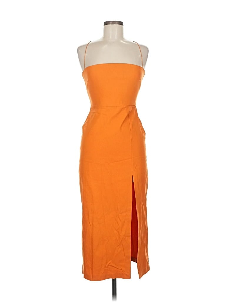 Pre-owned Vesper Cocktail Dress In Orange