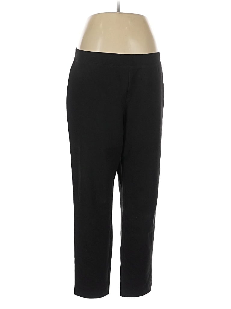 Pre-owned Eileen Fisher Active Pants In Black