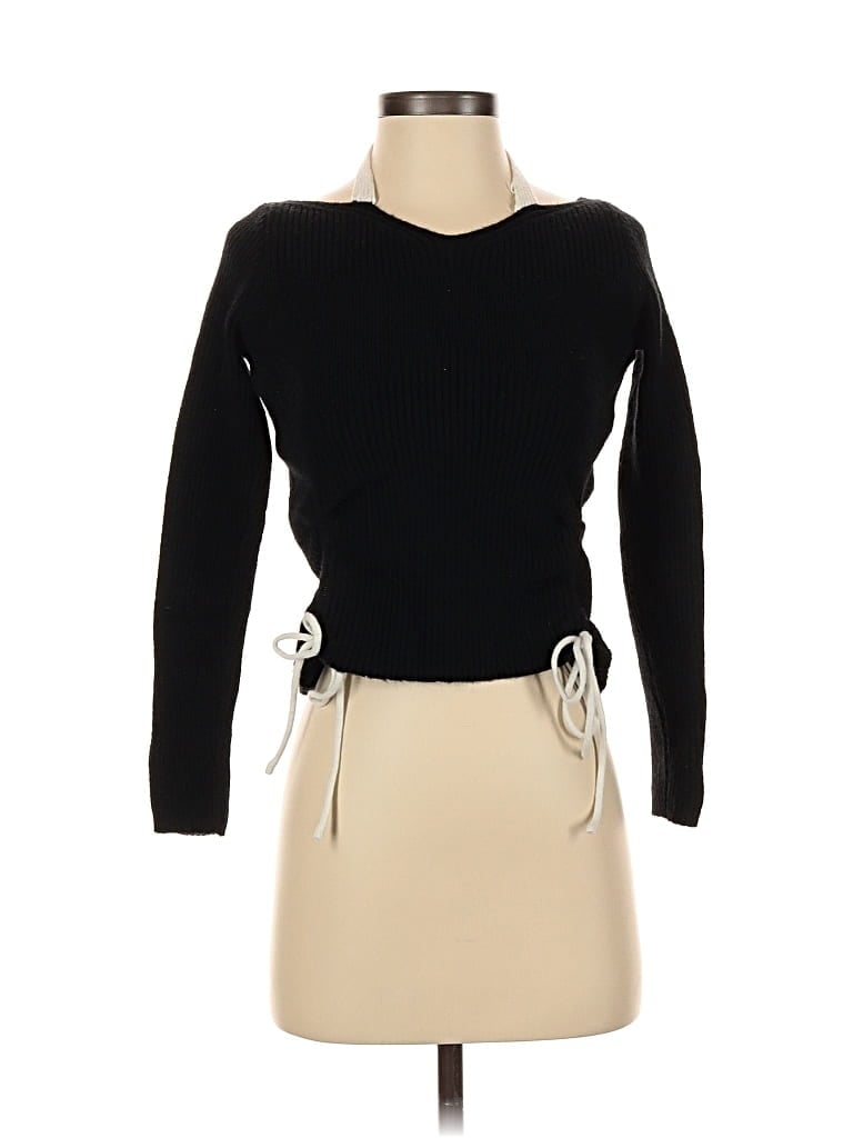 Pre-owned Shein Pullover Sweater In Black