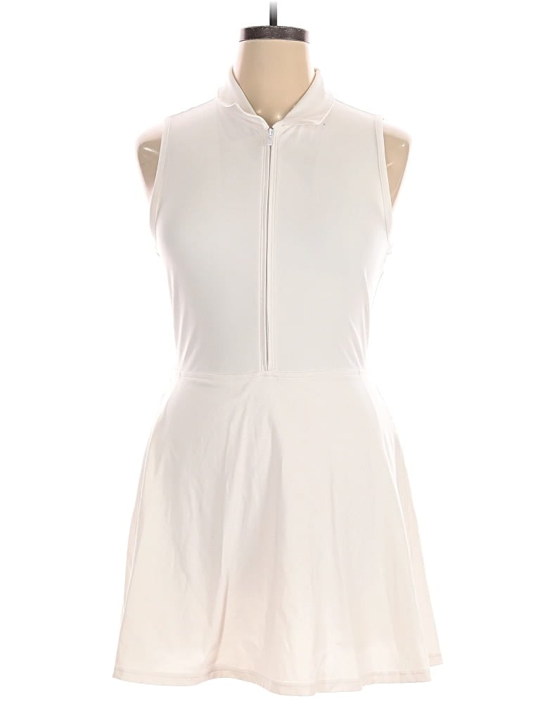 Pre-owned Travis Mathew Casual Dress In White