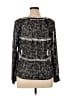 Vince Camuto 100% Polyester Silver Long Sleeve Blouse Size L - photo 2
