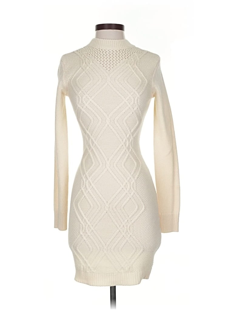 Pre-owned Venus Cocktail Dress In White