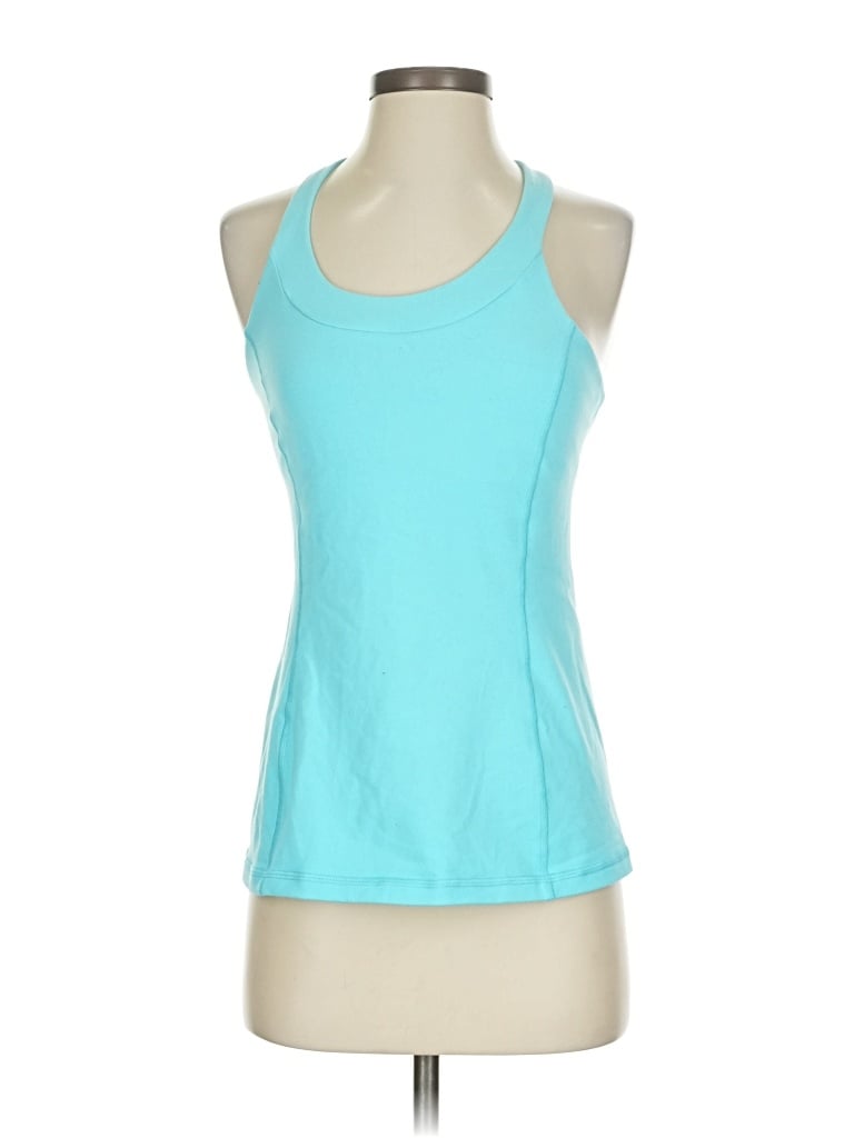 Pre-owned Lululemon Athletica Active Tank Top In Blue