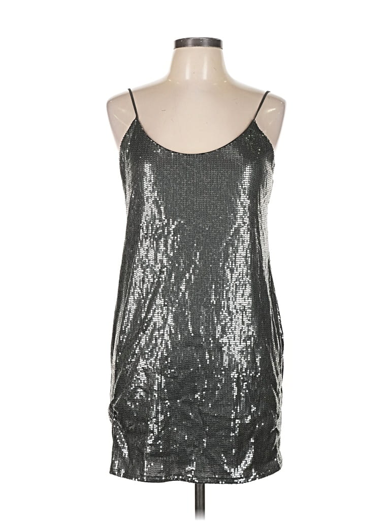 Pre-owned Zara W&b Collection Cocktail Dress In Green