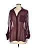 Tommy Hilfiger 100% Polyester Burgundy 3/4 Sleeve Blouse Size M - photo 1