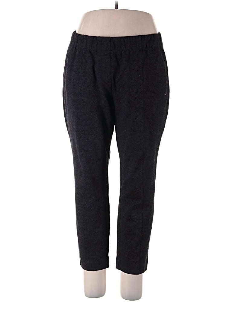 Pre-owned Jjill Casual Pants In Black