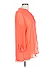 Rory Beca 100% Polyester Orange 3/4 Sleeve Blouse Size L - photo 4
