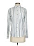 Universal Thread 100% Cotton Stripes Blue Long Sleeve Button-Down Shirt Size S - photo 1