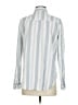 Universal Thread 100% Cotton Stripes Blue Long Sleeve Button-Down Shirt Size S - photo 2