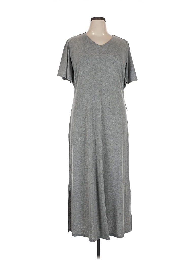 Pre-owned 89th & Madison Casual Dress In Gray