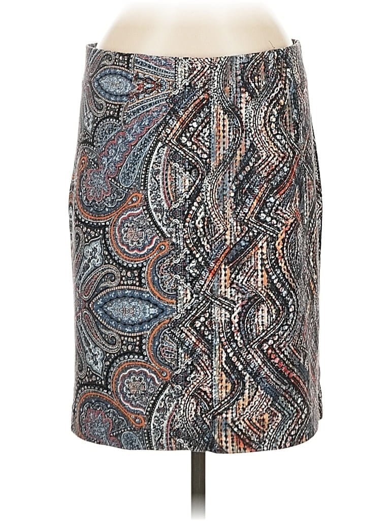 Pre-owned Jjill Casual Skirt In Gray