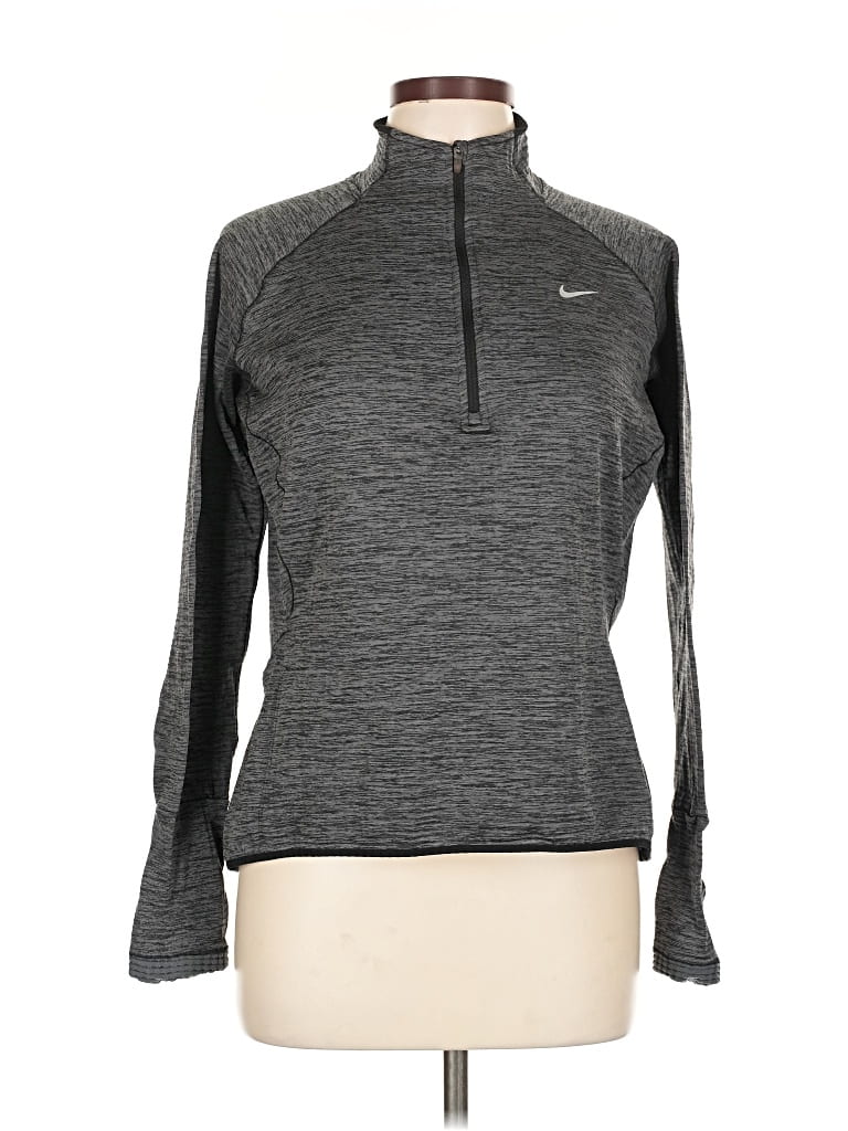 Pre-owned Nike Pullover Sweater In Gray