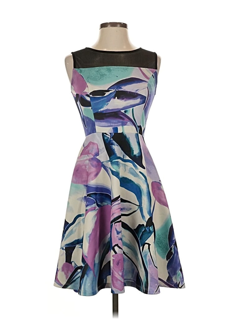 Pre-owned New York And Company Cocktail Dress In Purple