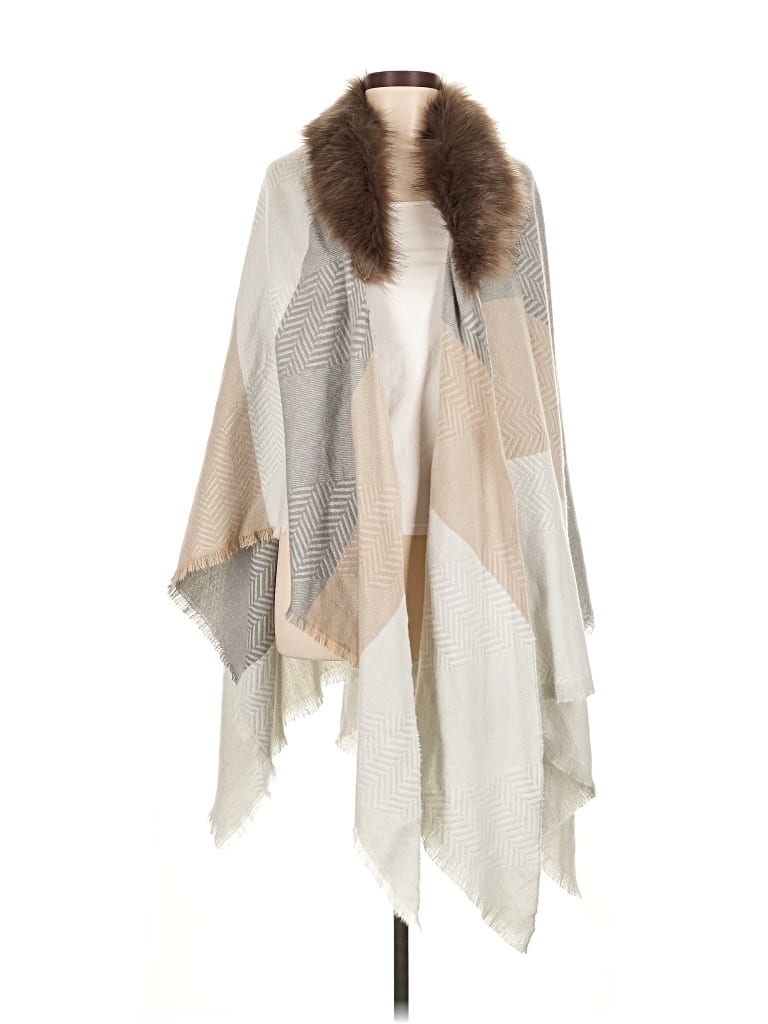 Pre-owned Charter Club Poncho In Brown
