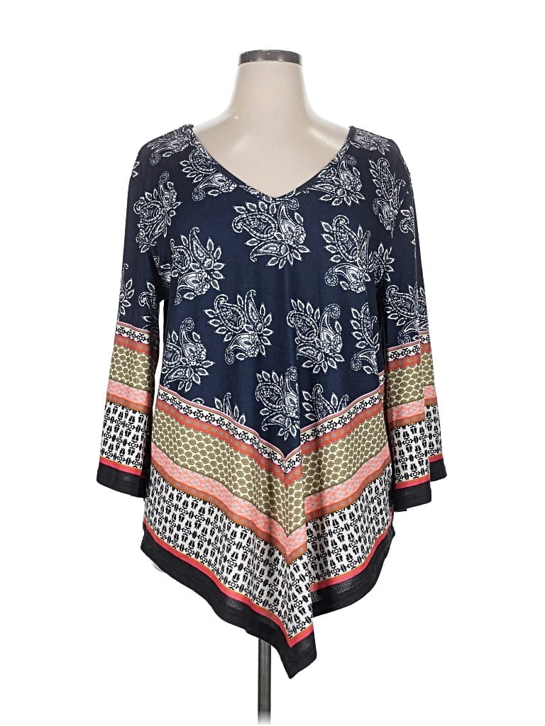 Pre-owned Weekend Suzanne Betro Pullover Sweater In Blue