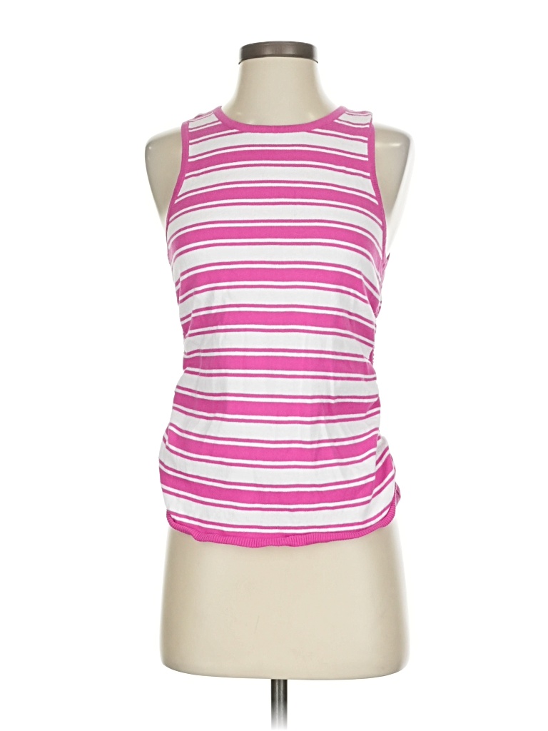 Pre-owned Michael Michael Kors Sleeveless Top Pink Halter Neckline Tops