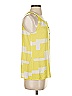 Banana Republic 100% Polyester Yellow Sleeveless Blouse Size XS - photo 4