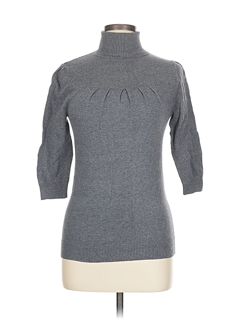 Pre-owned Charlotte Russe Turtleneck Sweater In Gray