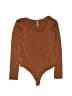 The Kit. Brown Bodysuit Size 4 - photo 1