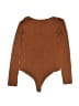 The Kit. Brown Bodysuit Size 4 - photo 2