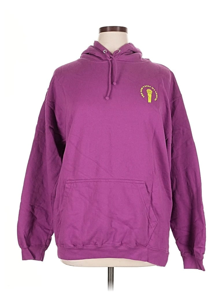 Pre-owned Assorted Brands Pullover Hoodie In Purple