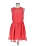 ASOS 100% Polyester Solid Red Cocktail Dress Size 6 - photo 1