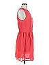 ASOS 100% Polyester Solid Red Cocktail Dress Size 6 - photo 4