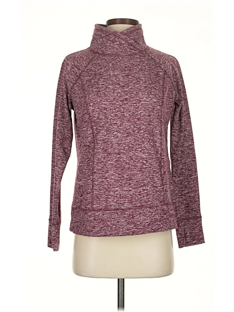 Pre-owned Zeroxposur Turtleneck Sweater In Burgundy