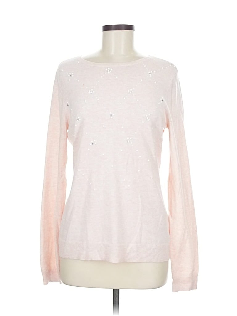 Pre-owned Elle Pullover Sweater In Pink