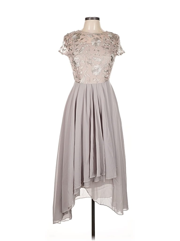 Pre-owned Unbranded Cocktail Dress In Brown