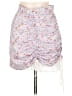 Assorted Brands Floral White Purple Casual Skirt Size M - photo 1